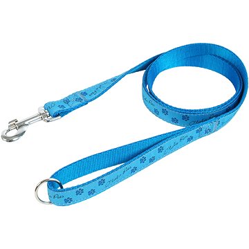 Olala Pets vodítko tlapky 25 mm × 150 cm – modré