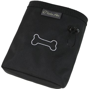 Olala Pets vrecko na maškrty 15 × 10 cm – čierne