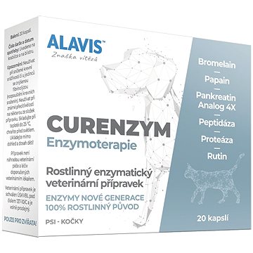 Alavis CURENZYM Enzymoterapia 20 kapsúl