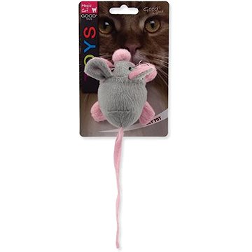 MAGIC CAT - Hračka, myška hrkajúca s catnipom, mix 22,5 cm