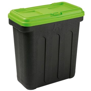 Maelson Box na granule na 20 kg krmiva – čierno-zelený – 54 × 31 × 58 cm