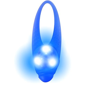LaRoo LED blikajúci prívesok silikón modrý