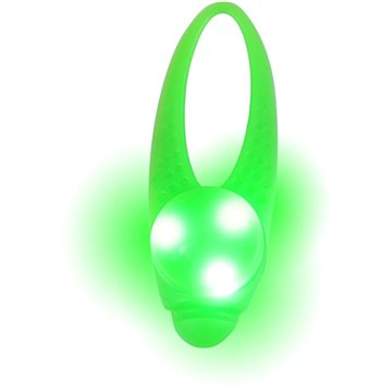 LaRoo LED blikajúci prívesok silikón zelený