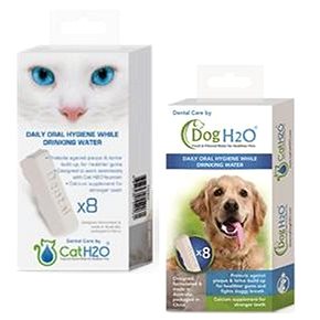 Akinu Dentálna starostlivosť pre mačky aj psy H2O, 8 ks