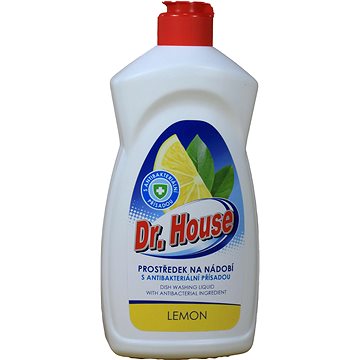 DR. HOUSE s antibakteriákní přísadou na mytí nádobí Lemon 500 ml