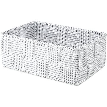 Compactor Úložný organizér do zásuvky Toronto - košík M, 18 x 12 x 7 cm, bílo-šedý