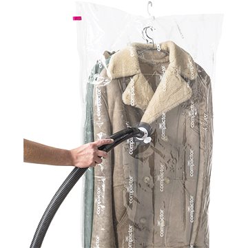 E-shop Kompaktor Vakuum-Hängetasche für Kleidung Espace, lang - 70 x 145 cm