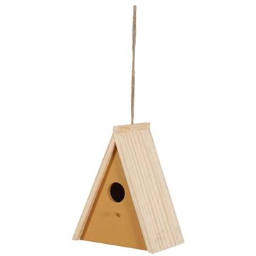 Zolux Drevená búdka na hniezdenie pre vtáky trojuholník 17 × 11 × 21 cm
