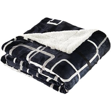 Top deka beránek 150×200 - Pictures - Čtverce černobílé