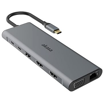 E-shop AKASA - USB Typ-C 14-In-1 Dock / AK-CBCA28-18BK