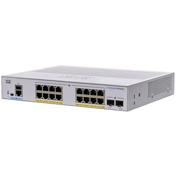 E-shop CISCO CBS350 Managed 16-port GE, PoE, Ext PS, 2x1G SFP
