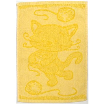 Profod Dětský ručník Cat yellow 30×50 cm