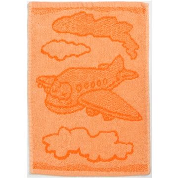 Profod Dětský ručník Plane orange 30×50 cm