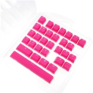 E-shop Ducky Rubber Keycap Set - 31 Tasten - Double-Shot Backlight - pink