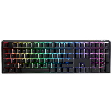 E-shop Ducky One 3 Classic Black/White Gaming keyboard, RGB LED - MX-Silent-Red (US)