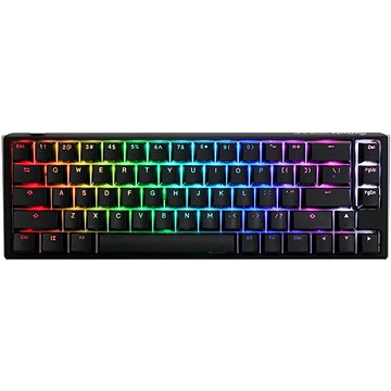 Ducky One 3 Classic Black/White SF Gaming keyboard, RGB LED - MX-Speed-Silver (US)