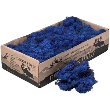 Deco Sobí mech Naturel Royal Blue, 500 g
