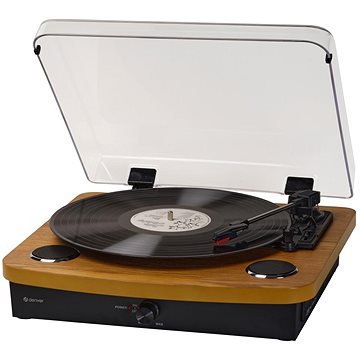 Gramofon s repro Denver VPL-230LW hnědý