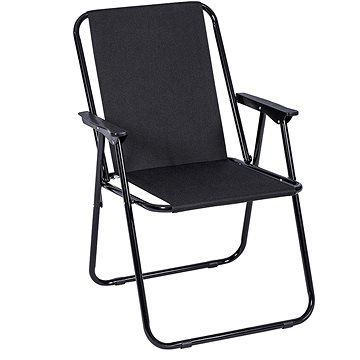 Židle kempingová FORREST, černá