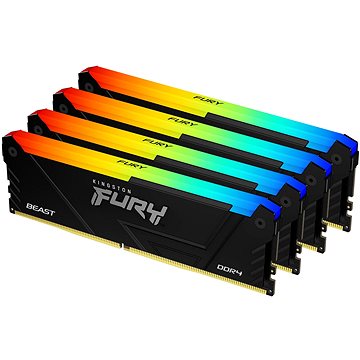 E-shop Kingston FURY 32GB KIT DDR4 3600MHz CL17 Beast Black RGB