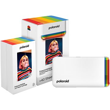 E-shop Polaroid Hi-Print 2x3 PocketBook Fotodrucker Generation 2 Starter Set Weiß