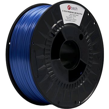 C-TECH filament PREMIUM LINE PLA Silk signální modrá RAL5005