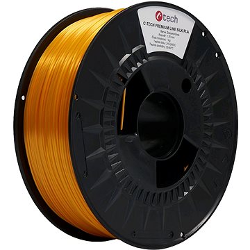 E-shop C-TECH Filament PREMIUM LINE PLA Silk gelb-orange RAL2000