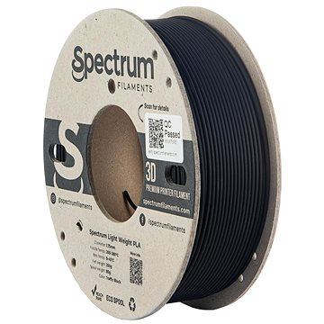 Filament Spectrum Light Weight PLA 1.75mm Traffic Black 0.25kg