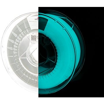 E-shop Filament Spectrum PET-G Glow In The Dark 1.75mm Blue 1Kg