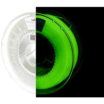 E-shop Filament Spectrum PET-G Glow In The Dark 1.75mm Yellow-Green 1Kg