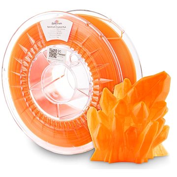 E-shop Filament Spectrum PLA Crystal 1.75mm Neon Orange 1kg