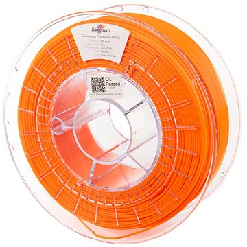E-shop Filament Spectrum Premium PCTG 1.75mm Pure Orange 1kg