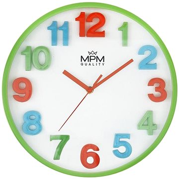 MPM Nástěnné plastové hodiny E01.4186.40
