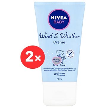 NIVEA Baby Wind&Weather 2× 50 ml