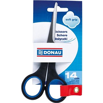 E-shop DONAU Soft Grip 14 cm schwarz/blau