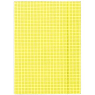 E-shop DONAU A4 Dokumentenmappe - gelb mit Quadraten