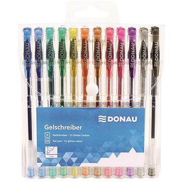 E-shop DONAU Glitter-Gel-Set 12 Stück