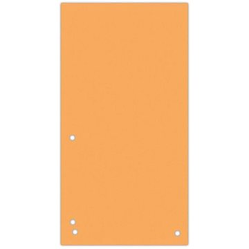 E-shop DONAU Trennblätter orange - Papier - 1/3 A4 - 235 mm x 105 mm - 100 Stück Packung