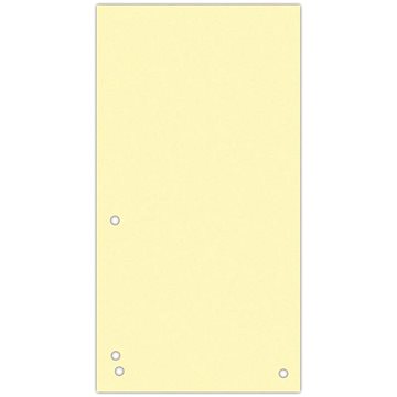 E-shop DONAU Trennblätter gelb - Papier - 1/3 A4 - 235 mm x 105 mm - 100 Stück Packung