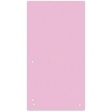 E-shop DONAU Trennblätter rosa - Papier - 1/3 A4 - 235 mm x 105 mm - 100 Stück Packung