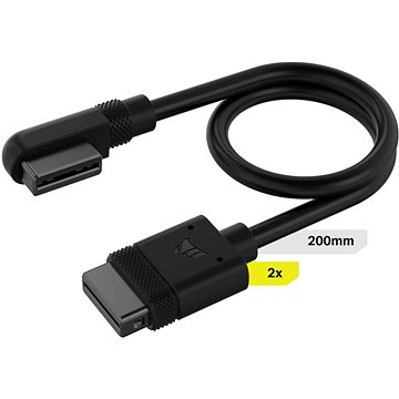 E-shop CORSAIR iCUE LINK Slim 90° Cable 200mm
