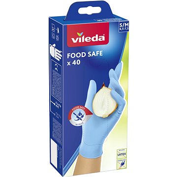 VILEDA Food Safe rukavice S/M 40 ks
