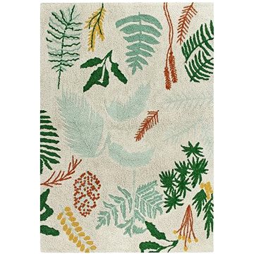 Přírodní koberec, ručně tkaný Botanic Plants 140 × 200 cm