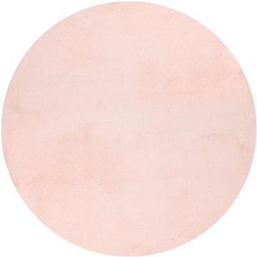 Kusový koberec Cha Cha 535 powder pink kruh 80 × 80 o cm