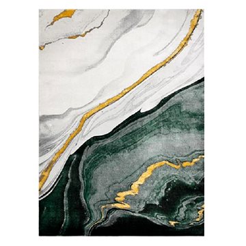 Kusový koberec Emerald 1017 green and gold 140 × 190 cm