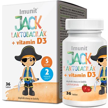 JACK LAKTOBACILÁK Imunit+vit.D3 tbl.36