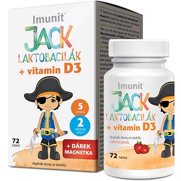 JACK LAKTOBACILÁK Imunit+vit.D3 tbl.72