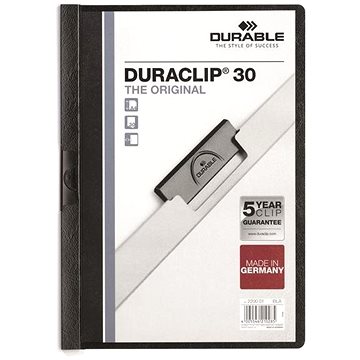 E-shop DURABLE Duraclip A4, 30 Blatt, schwarz