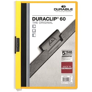 E-shop DURABLE Duraclip A4, 60 Blatt gelb