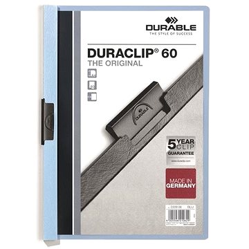 E-shop DURABLE Duraclip A4, 60 Blatt, hellblau